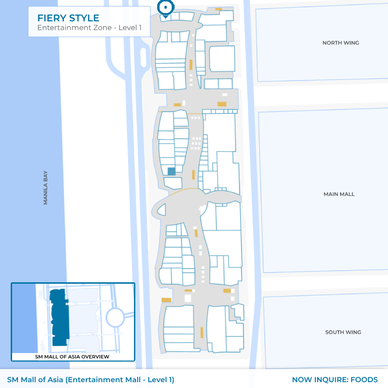 Fiery Style - SM MOA - Entertainment Mall - Level 1